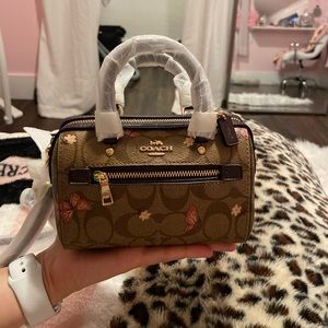 MICRO Rowan crossbody butterfly print coach purse